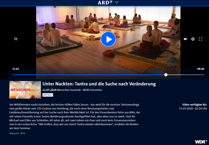 Tantra findet seinen Weg in die “normale Welt”