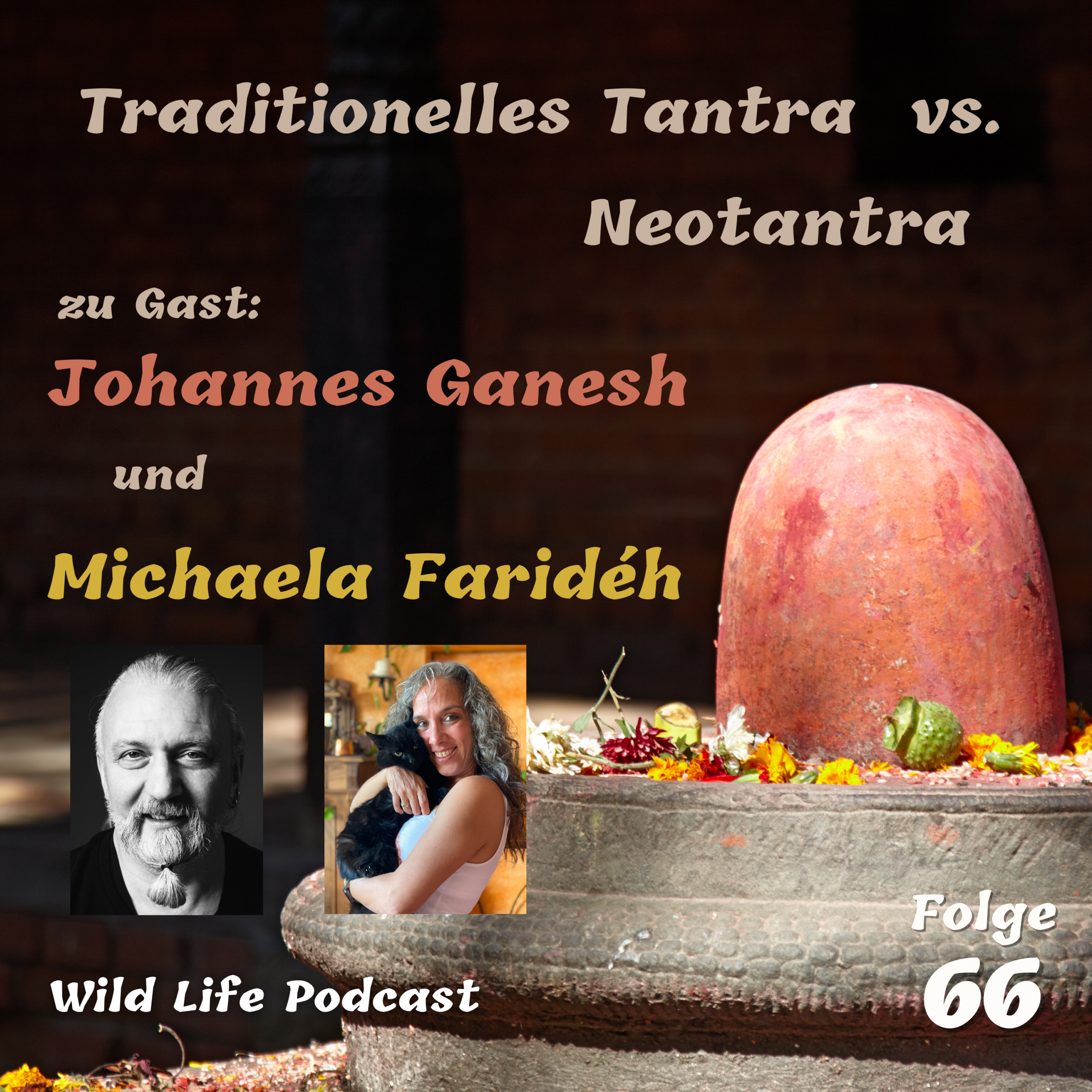 Folge 66 – Traditionelles Tantra vs. Neotantra – zu Gast: Johannes Ganesh und Michaela Faridéh – Tantra meets Tantra #1 episode artwork