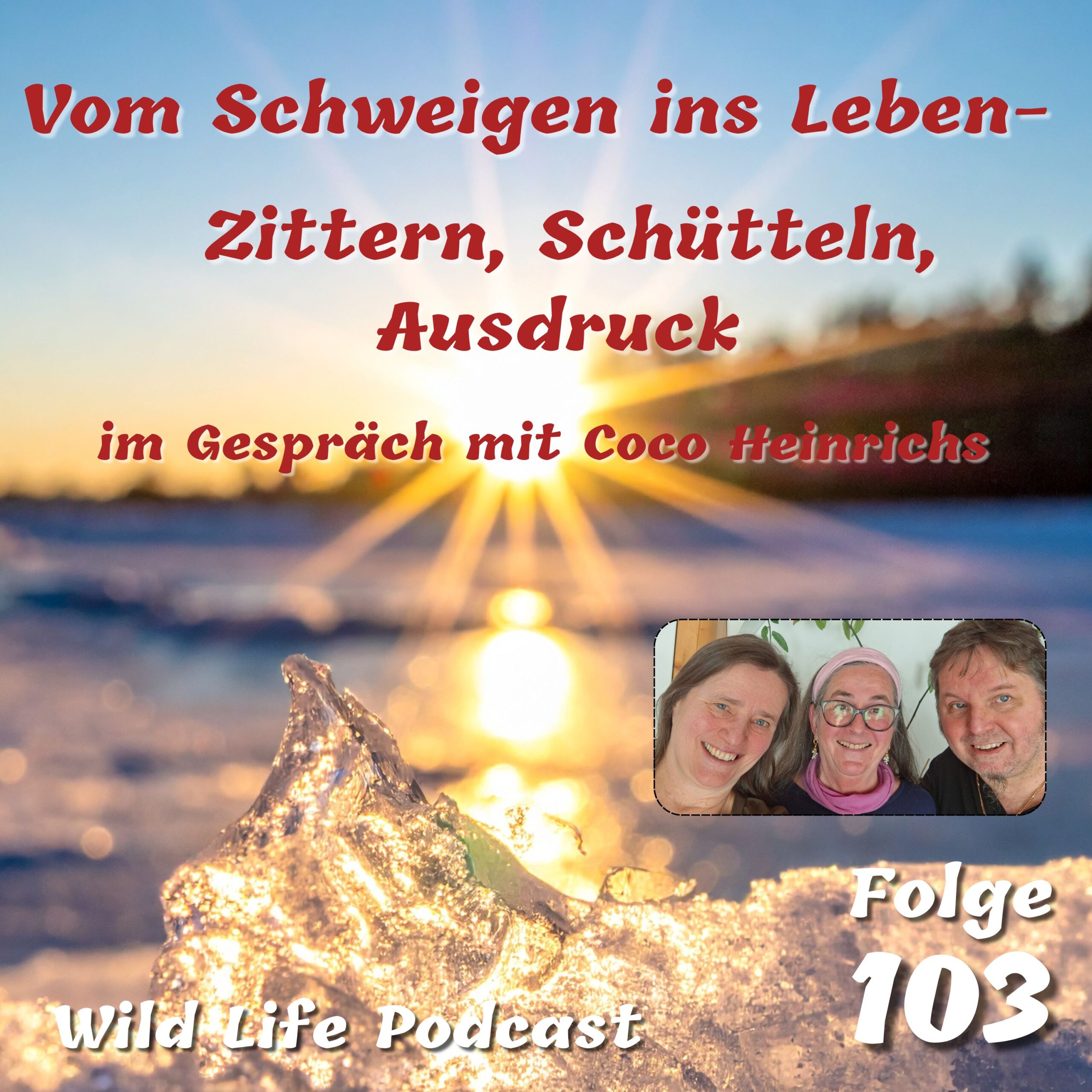 Folge 103 – Vom Schweigen ins Leben – Zittern, Schütteln, Ausdruck – im Gespräch mit Coco Heinrichs episode artwork