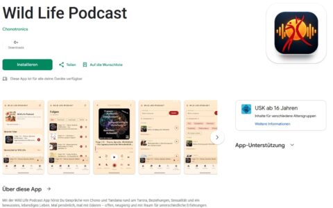 Tester*innen gesucht: Wild Life Podcast Android-App